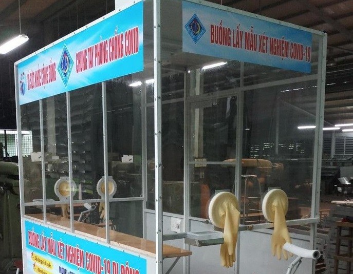 Ben trong buong lay mau xet nghiem COVID-19 di dong “made in Viet Nam“-Hinh-7