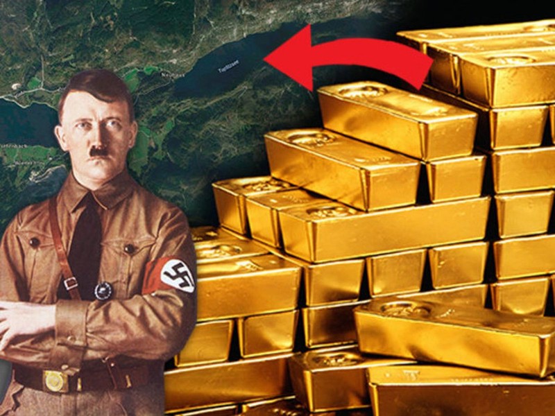 Hitler giấu kho báu vàng khủng dưới đáy hồ? Hitler giau kho bau vang khung duoi day ho?