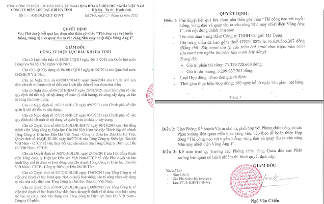 Nho dau Co gioi My Dung trung thau nao vet tuyen luong Nhiet dien Vung Ang?