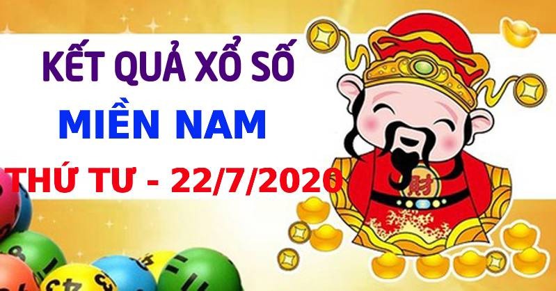 XSMN 20/11 thu 4 hom nay -Truc tiep ket qua xo so mien Nam 22/7/2020