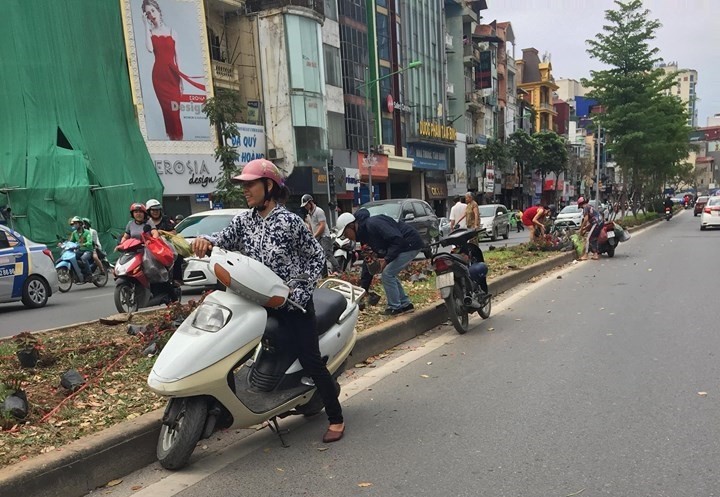 Truoc ngay 8/3, dan danh ca o to di “hoi hoa” tren duong Kim Ma