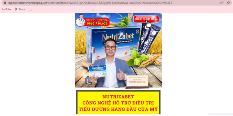 Sua hat Nutrizabet co co tinh quang cao sai “dieu tri” tieu duong?-Hinh-5