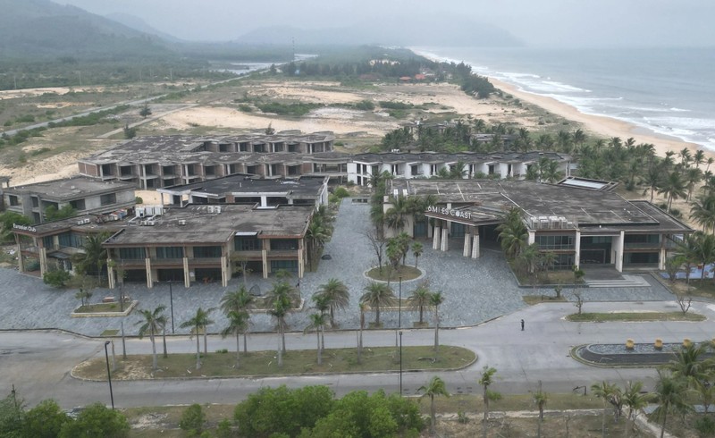 Canh hoang tan o du an khu du lich nghi duong quoc te Minh Vien Lang Co