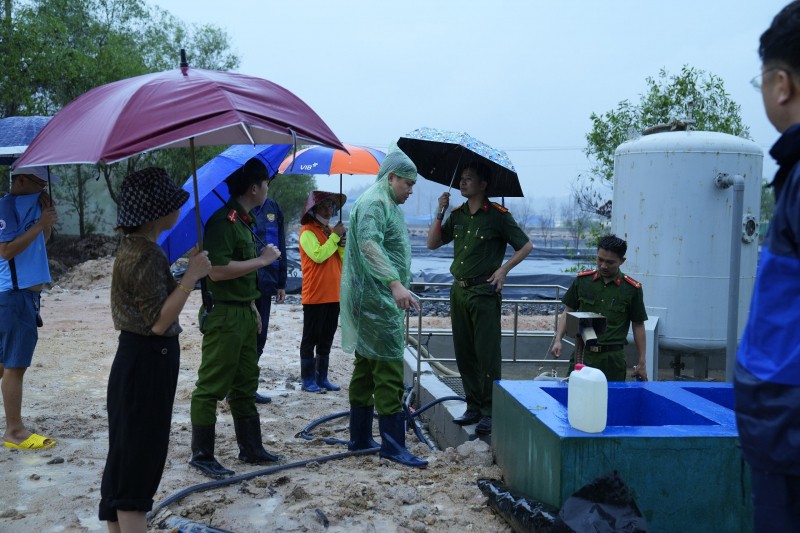 Cong ty TNHH Kbec Vina lien tuc xa thai ra moi truong, bi phat nang