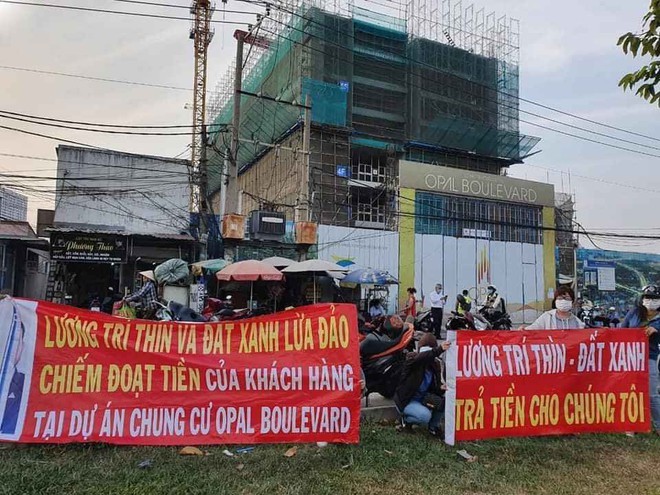 Dat Xanh phan hoi noi dung tren bang ron 'lua dao va chiem doat tien' tai du an Opal Boulevard-Hinh-2