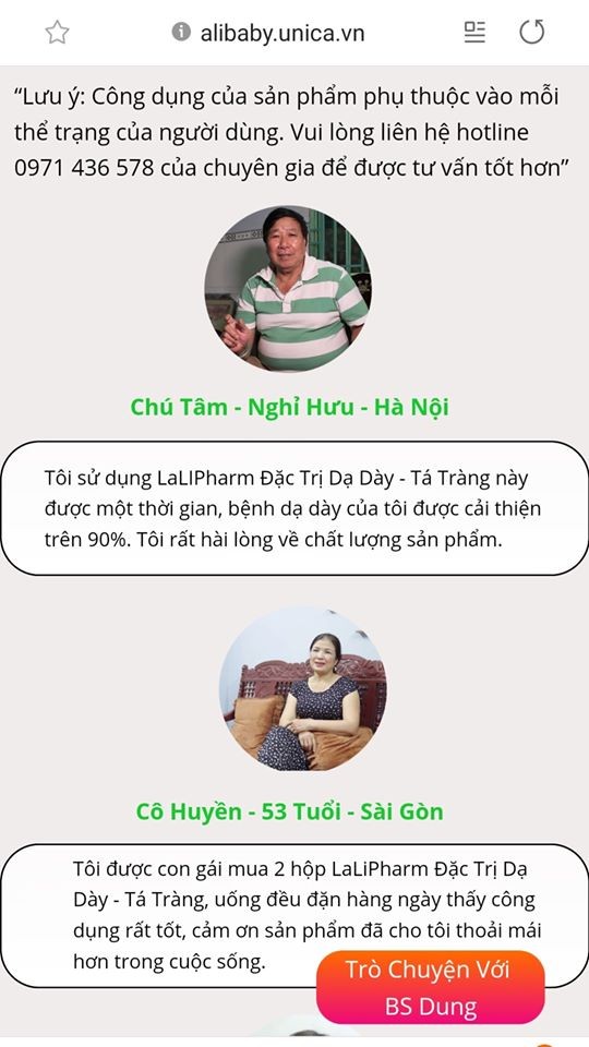 Thuc pham Da day Lalipharm gan mac nguoi noi tieng, quang cao danh trao ban chat-Hinh-3