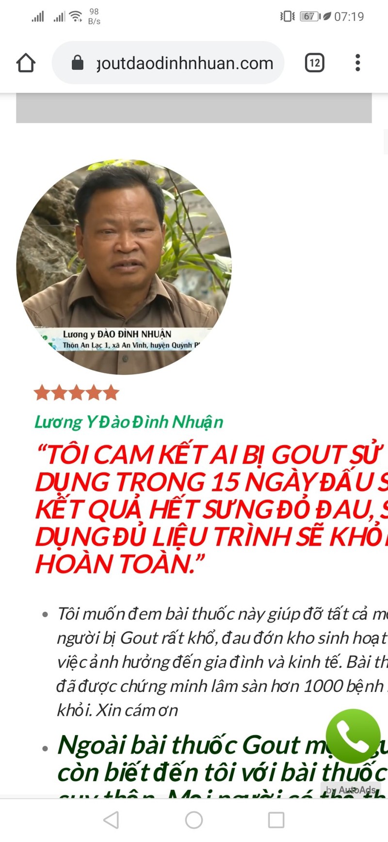 Tieu gout Dao Dinh Nhuan: Su dung trai phep hinh anh Thu truong Bo Y te de quang cao?-Hinh-2