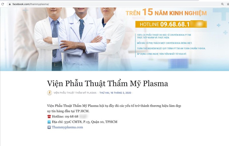 Vien phau thuat tham my Plasma bi to phau thuat hong mui, phu nhan trach nhiem-Hinh-2