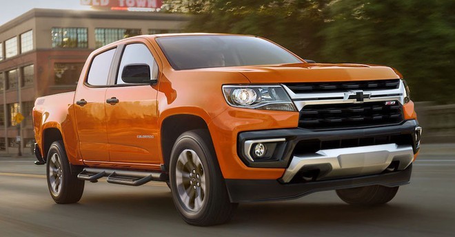 Can canh Chevrolet Colorado 2021 cai tien ngoai hinh bat mat