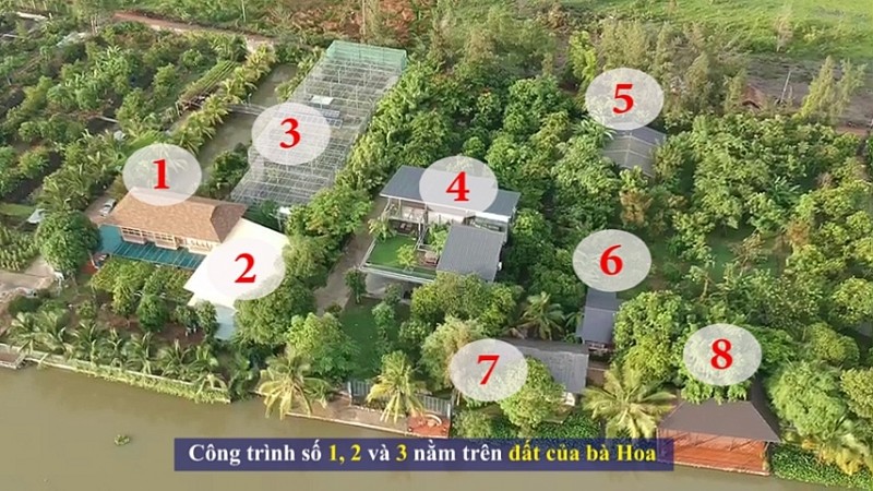 La lung cong trinh khung xay 'tam' ven song o Binh Duong