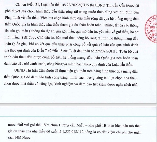 Chi 1 nha thau tham du goi thau cua UBND thi tran Can Duoc o Long An-Hinh-2