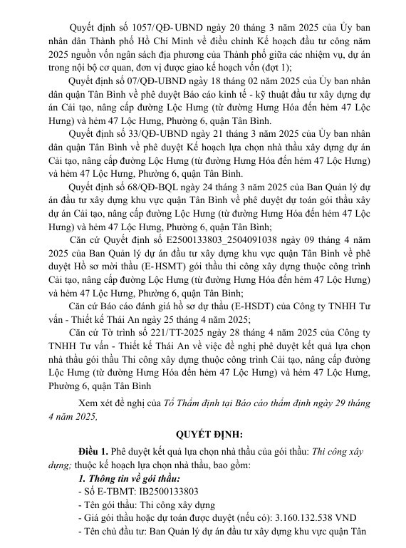 TPHCM: Nhieu goi cai tao, nang cap duong/hem tien ty o Binh Tan da chon duoc nha thau-Hinh-2
