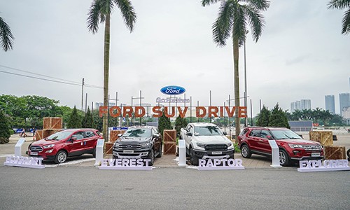 Trai nghiem xe o to Ford voi Chuong trinh lai thu Ford SUV Drive