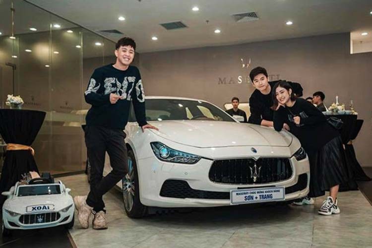 Vo chong Trang Lou sam xe hang sang Maserati Ghibli gan 5 ty-Hinh-3