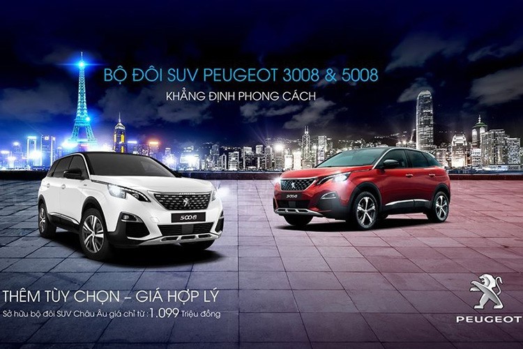 Xe Peugeot 3008 va 5008 gia re sap ban ra tai Viet Nam co gi hot?