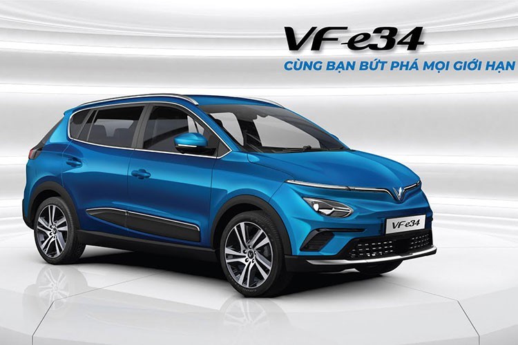 VinFast VF e34 chay thu tai Ha Noi, sap den tay khach hang-Hinh-4