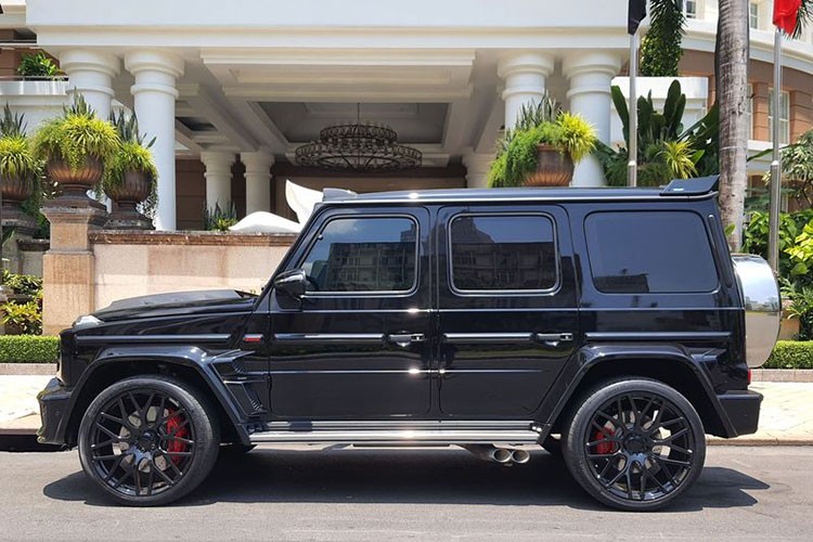 Ngoc Trinh gay choang ben Mercedes-AMG G63 Brabus hon 10 ty-Hinh-6