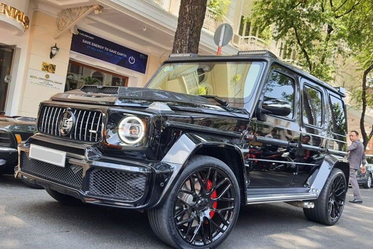 Ngoc Trinh gay choang ben Mercedes-AMG G63 Brabus hon 10 ty-Hinh-8