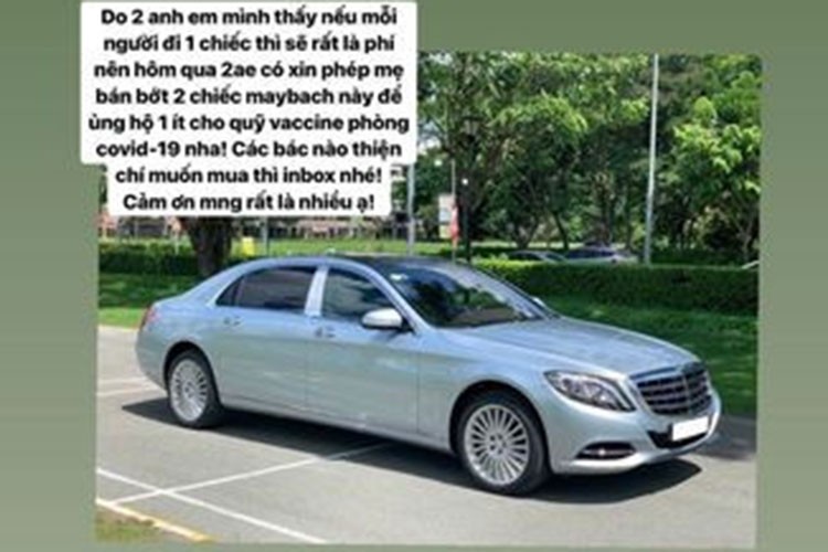 Thieu gia Viet ban xe Maybach tien ty de ung ho quy vaccine Covid-19-Hinh-2