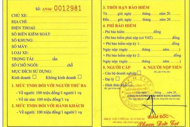 Nhung loai bao hiem oto can phai co khi mua xe