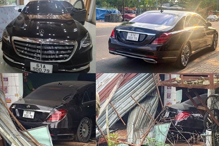 Mercedes-Benz S450 bi tai nan cua dai gia Binh Duong rao ban 2 ty-Hinh-10