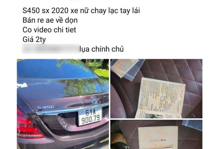 Mercedes-Benz S450 bi tai nan cua dai gia Binh Duong rao ban 2 ty-Hinh-2