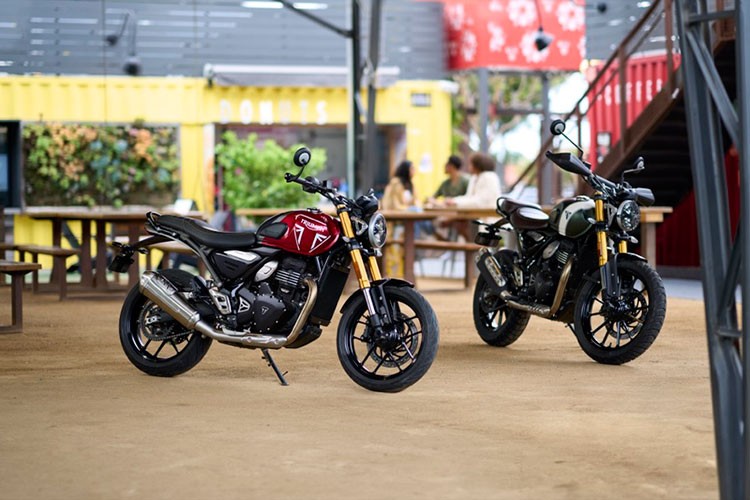 Triumph Speed 400 va Scrambler 400 gia khoang 189 trieu