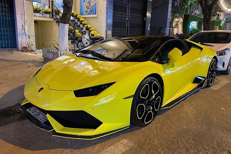 Xuat hien Lamborghini Huracan bien VIP 43A-56789