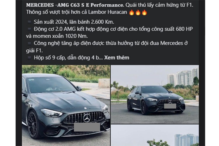 Mercedes-AMG C63 S E Performance doi 2024 rao ban re hon mua moi ca ty dong-Hinh-2