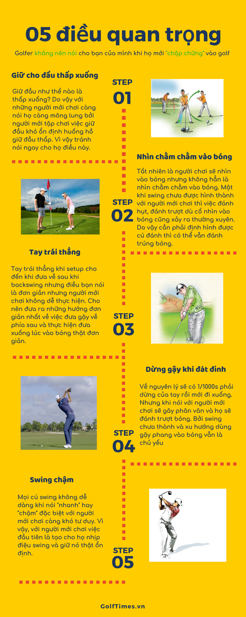 5 dieu golfer khong nen noi voi nguoi moi choi golf