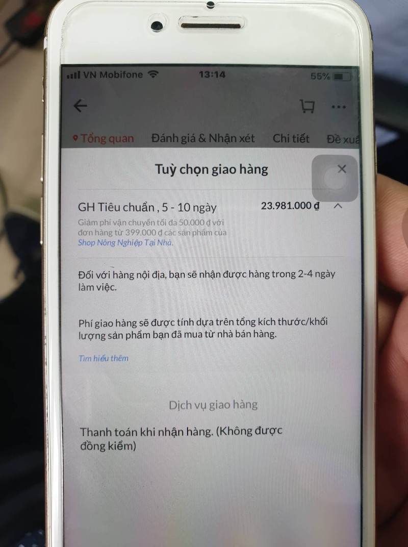 Mua san pham gia vai chuc nghin dong tren Lazada nhung phi ship gap vai tram lan?-Hinh-2