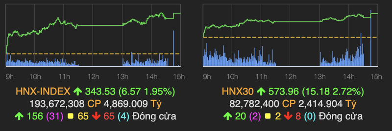 Ngan hang va chung khoan lai 'bay' keo VN-Index vuot 1.370 diem-Hinh-2