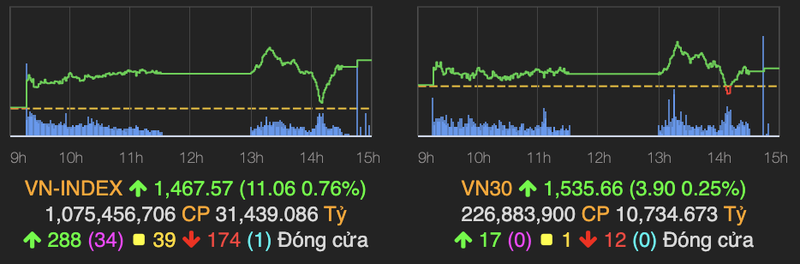 VN-Index dao chieu ngoan muc va tang 11 diem sau pha 'ru hang'