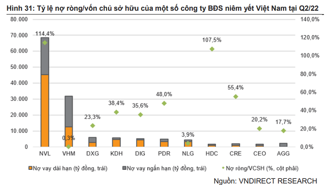 Khong nhan thay rui ro khung hoang vo no trong cac cong ty bat dong san