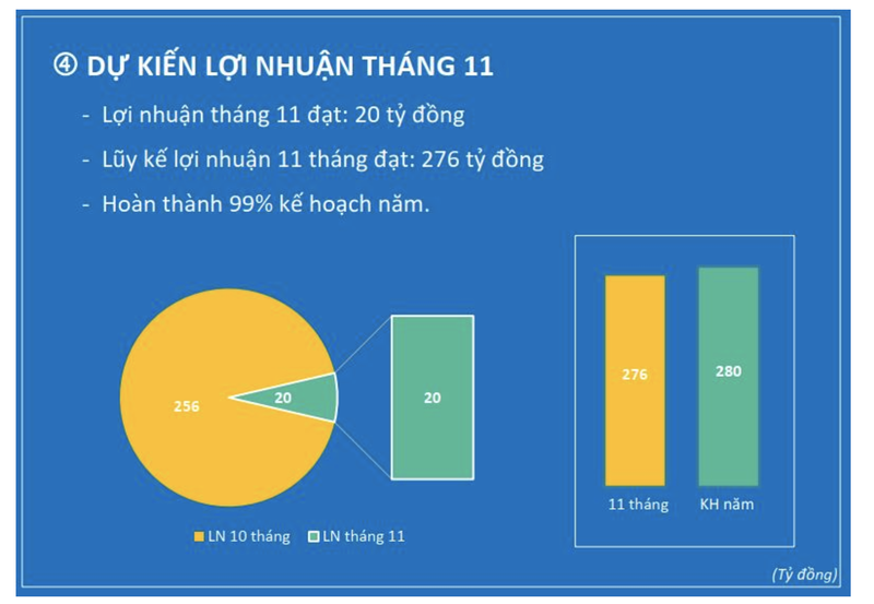 Det may TNG 'suyt soat' can dich loi nhuan trong 11 thang