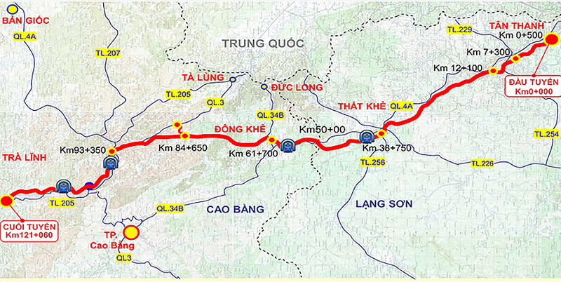 HHV dau tu du an cao toc Dong Dang – Tra Linh hon 14.000 ty dong