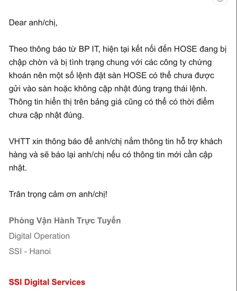 Sau 3 nam, HoSE lai xuat hien tinh trang nghen lenh-Hinh-2