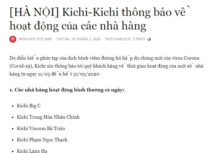 Chuoi nha hang, ca phe dong cua vi Covid-19