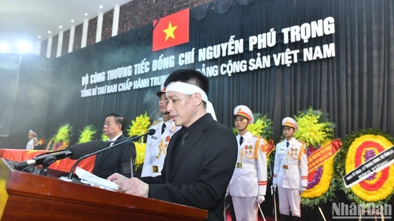 Loi cam on cua gia dinh Tong Bi thu Nguyen Phu Trong