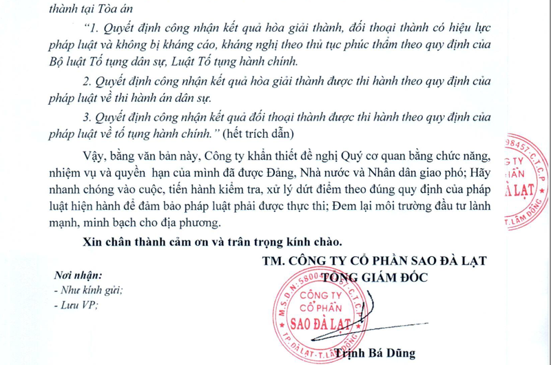 Doanh nghiep o Da Lat phan anh lanh dao Cuc Thue Lam Dong 'nhung nhieu'-Hinh-2