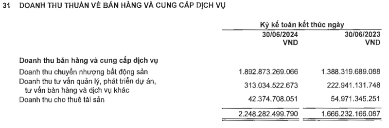 Novaland co lai tro lai nho doanh thu tu hoat dong tai chinh