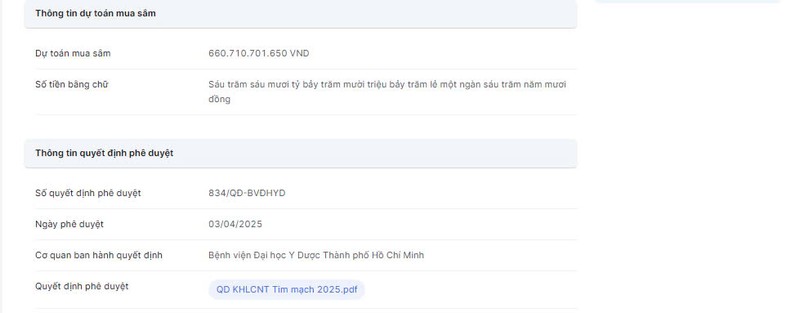 BV Đại học Y Dược TP HCM mua vật tư y tế 660 tỷ - Hình 2 BV Dai hoc Y Duoc TP HCM mua vat tu y te 660 ty-Hinh-2