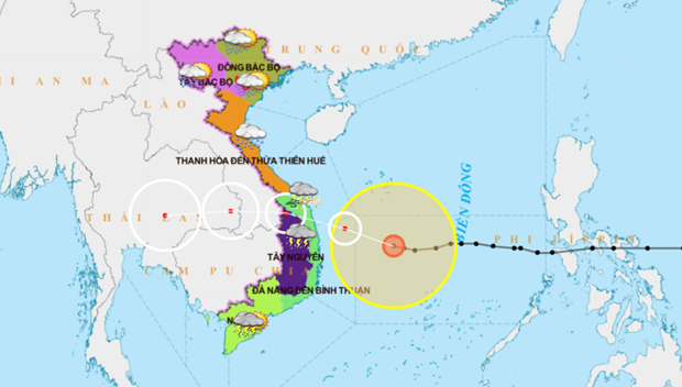 Bao so 9 giat cap 16 dang do bo Quang Nam, Quang Ngai