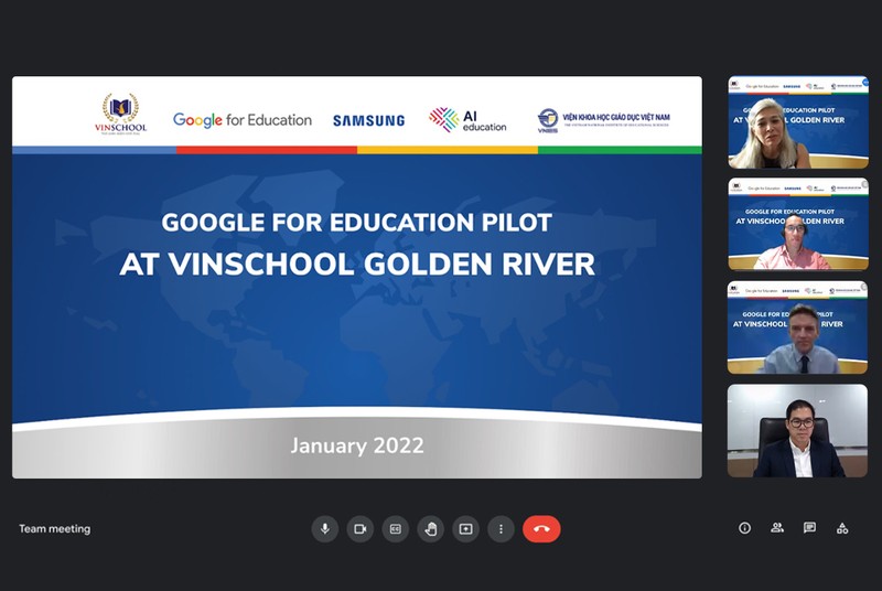 Hop tac voi Google va Samsung, Vinschool ung dung cong nghe, nang cao chat luong day - hoc