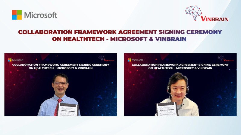 VinBrain va Microsoft Hoa Ky hop tac phat trien tri tue nhan tao trong y te