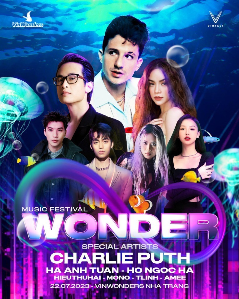 8Wonder mo ban ve - cong bo dan sao Viet bieu dien cung Charlie Puth