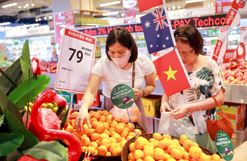 Trai nghiem huong vi Australia tai he thong ban le WinMart/WinMart+