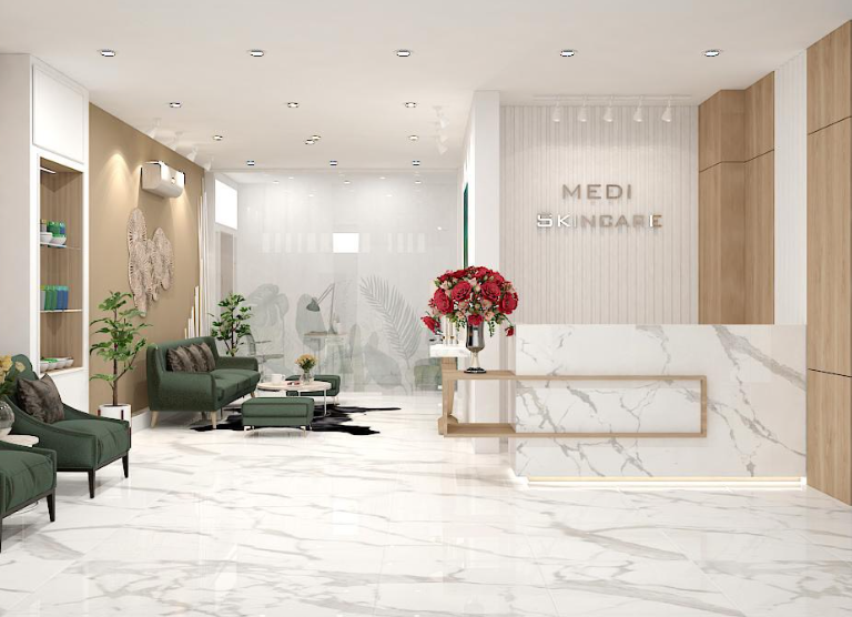 Medi Skincare & Spa va Nha Khoa Apple bi phat