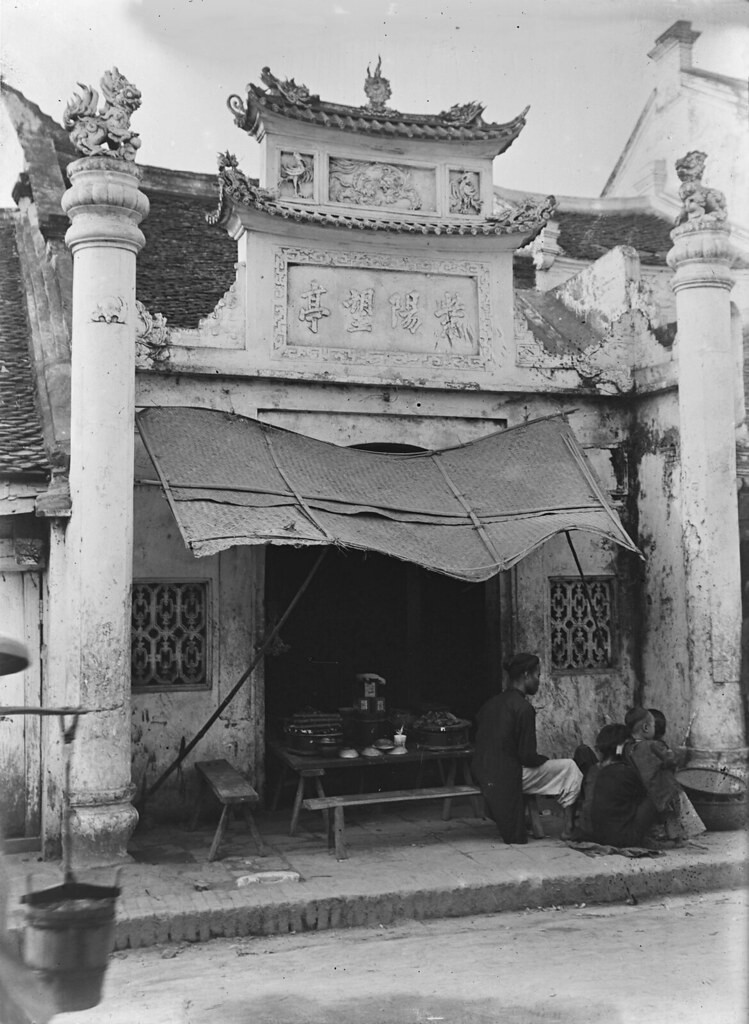 Chum anh cuc chat ve hang quan via he Ha Noi nam 1896