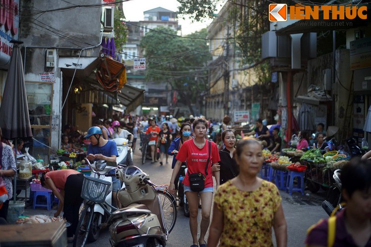 Ngam canh cho que doc dao o trung tam Ha Noi